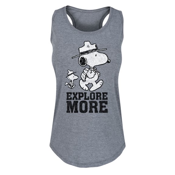 Peanuts - Camper Snoopy - Women's Racerback Tank Top