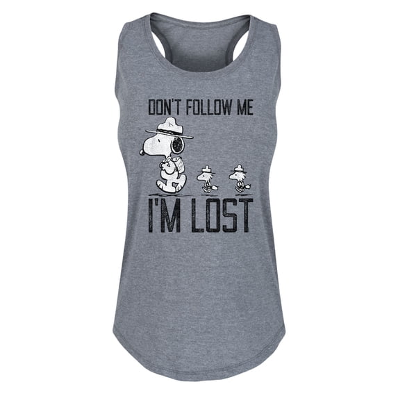 Peanuts - Camper Snoopy - Women's Racerback Tank Top