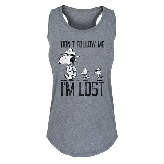 Peanuts - Camper Snoopy - Women's Racerback Tank Top