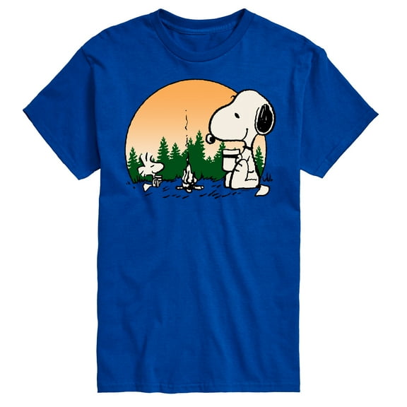 Peanuts - Campfire Mugs - Men's Short Sleeve Graphic T-Shirt