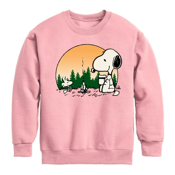 Peanuts - Campfire Mugs - Toddler & Youth Crewneck Fleece Sweatshirt