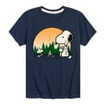 thumbnail image 1 of Peanuts - Campfire Mugs - Toddler & Youth Short Sleeve Graphic T-Shirt, 1 of 6