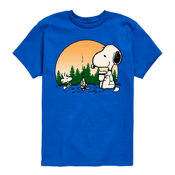 Peanuts - Campfire Mugs - Toddler & Youth Short Sleeve Graphic T-Shirt