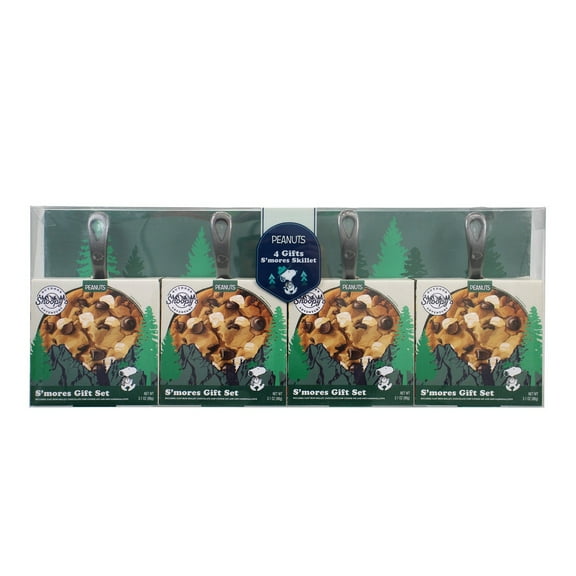 Peanuts Campfire S'mores Skillet Gift Set, 12.4 Ounce (Pack of 4)