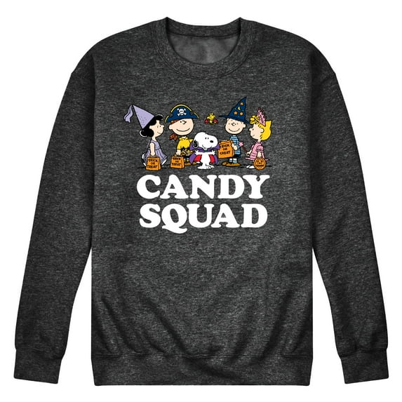 Peanuts - Candy Squad - Men's Crew Neck Fleece Pullover