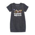 thumbnail image 1 of Peanuts - Candy Squad - Toddler And Youth Girls Fleece Dress, 1 of 5