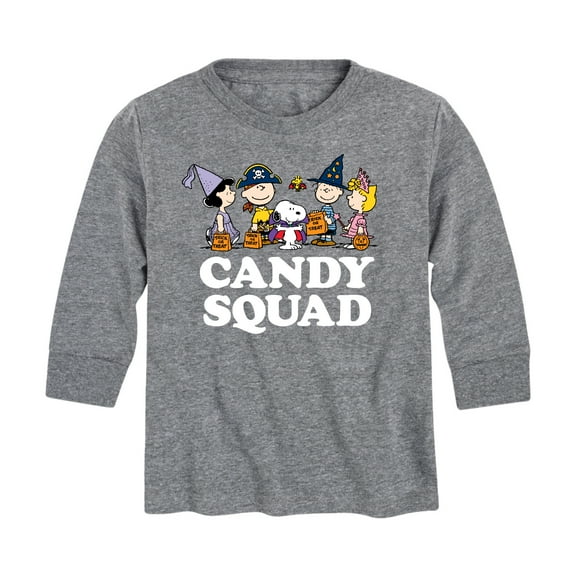 Peanuts - Candy Squad - Toddler And Youth Long Sleeve Graphic T-Shirt