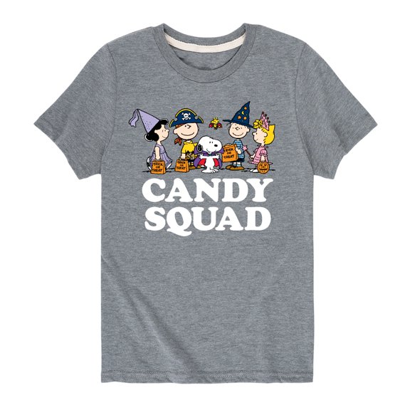 Peanuts - Candy Squad - Toddler And Youth Short Sleeve Graphic T-Shirt