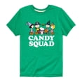 thumbnail image 1 of Peanuts - Candy Squad - Toddler And Youth Short Sleeve Graphic T-Shirt, 1 of 6