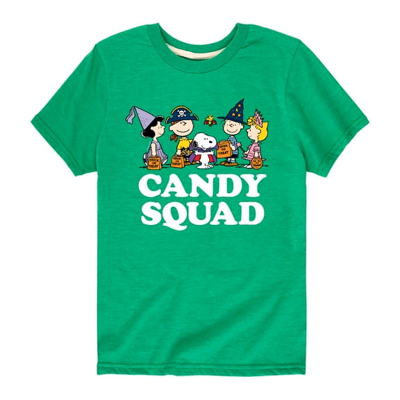 Peanuts - Candy Squad - Toddler And Youth Short Sleeve Graphic T-Shirt