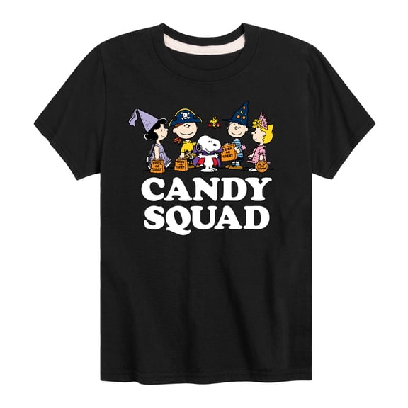 Peanuts - Candy Squad - Toddler And Youth Short Sleeve Graphic T-Shirt