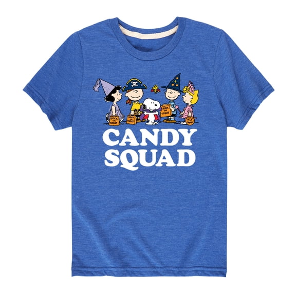 Peanuts - Candy Squad - Toddler And Youth Short Sleeve Graphic T-Shirt