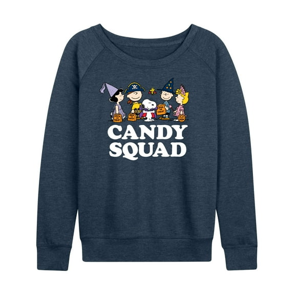 Peanuts - Candy Squad - Women's Lightweight French Terry Long Sleeve Shirt