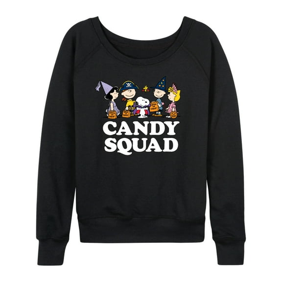 Peanuts - Candy Squad - Women's Lightweight French Terry Long Sleeve Shirt