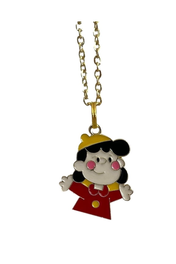 Peanuts Cartoon Lucy Character Pendant Necklace