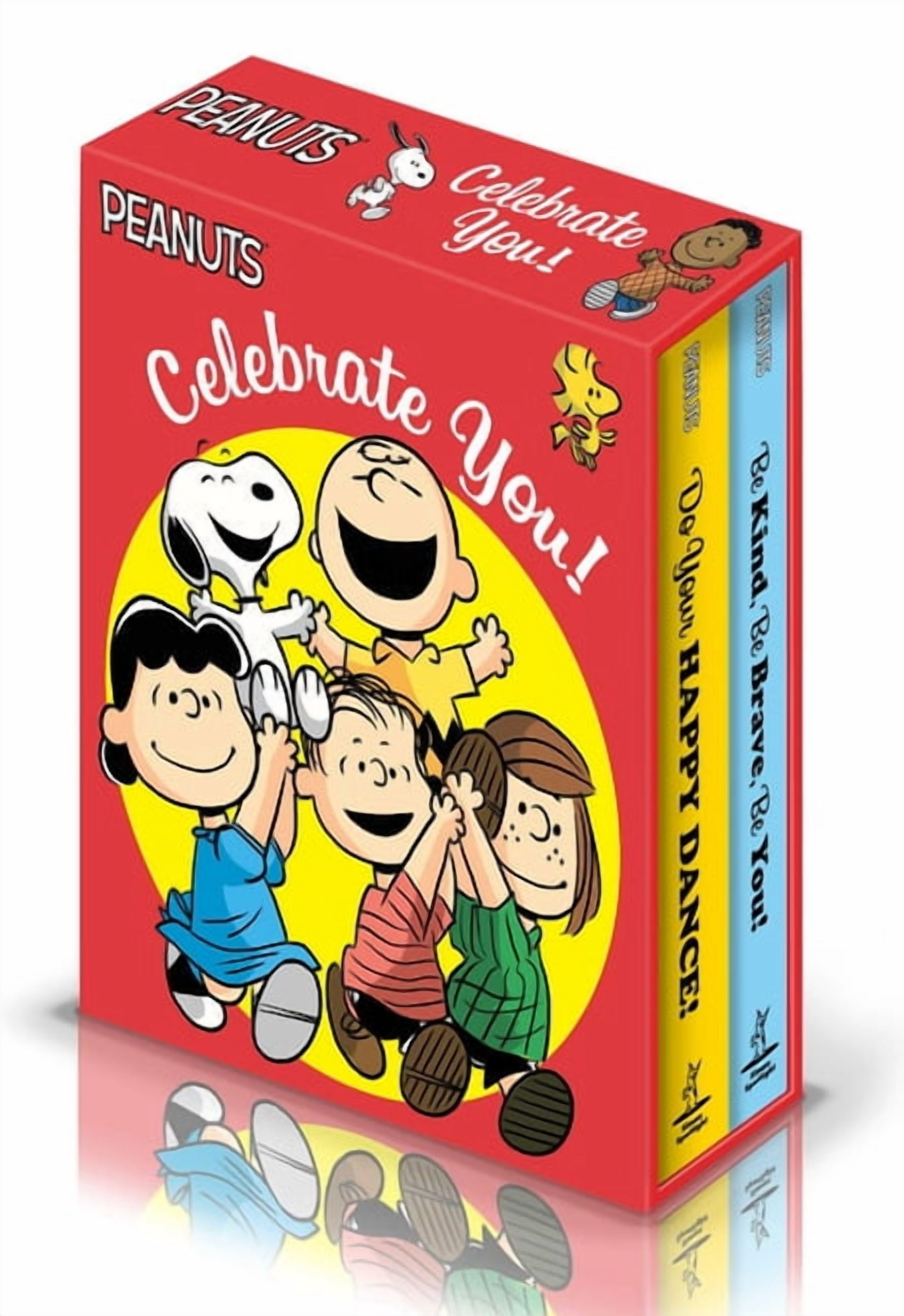 Peanuts: Celebrate You! (Boxed Set) : Do Your Happy Dance!; Be Kind, Be Brave, Be You! (Board book)