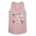 thumbnail image 1 of Peanuts - Character Boxes - Women's Racerback Graphic Tank, 1 of 5