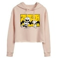 thumbnail image 1 of Peanuts - Charlie And Snoopy Dance Time - Juniors Cropped Pullover Hoodie, 1 of 6