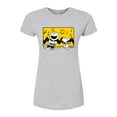 thumbnail image 1 of Peanuts - Charlie And Snoopy Dance Time - Juniors Fitted Graphic T-Shirt, 1 of 6