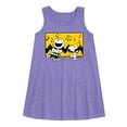 thumbnail image 1 of Peanuts - Charlie And Snoopy Dance Time - Toddler & Youth Girls A-line Dress, 1 of 5