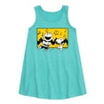 thumbnail image 1 of Peanuts - Charlie And Snoopy Dance Time - Toddler & Youth Girls A-line Dress, 1 of 5