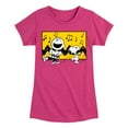 thumbnail image 1 of Peanuts - Charlie And Snoopy Dance Time - Toddler & Youth Girls Short Sleeve Graphic T-Shirt, 1 of 6