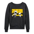 thumbnail image 1 of Peanuts - Charlie And Snoopy Dance Time - Women's Lightweight French Terry Long Sleeve Shirt, 1 of 6