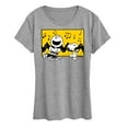 thumbnail image 1 of Peanuts - Charlie And Snoopy Dance Time - Women's Short Sleeve Graphic T-Shirt, 1 of 6