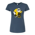 thumbnail image 1 of Peanuts - Charlie And Snoopy Skeleton - Juniors Fitted Graphic T-Shirt, 1 of 6