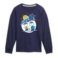 thumbnail image 1 of Peanuts - Charlie Brown And Linus Skiing - Toddler And Youth Long Sleeve Graphic T-Shirt, 1 of 6