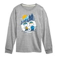 thumbnail image 1 of Peanuts - Charlie Brown And Linus Skiing - Toddler And Youth Long Sleeve Graphic T-Shirt, 1 of 6