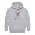 thumbnail image 1 of Peanuts - Charlie Brown Baseball Flipped - Men's Pullover Hoodie, 1 of 6