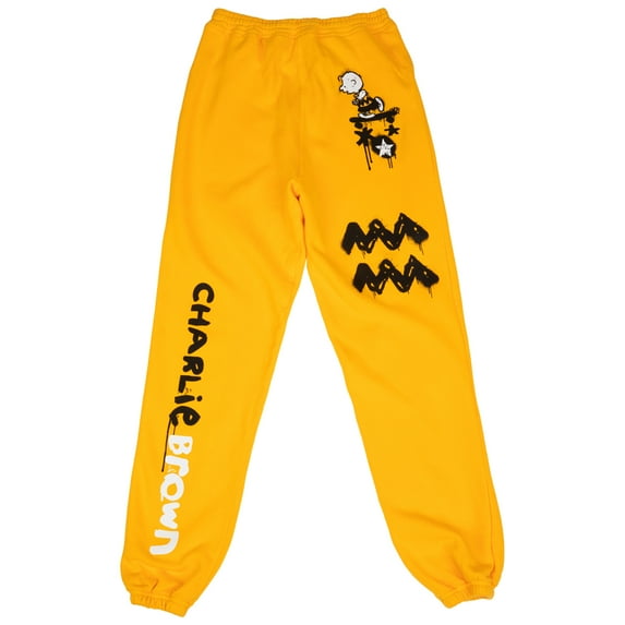 Peanuts Charlie Brown Character Styled Joggers-Medium (32-34)