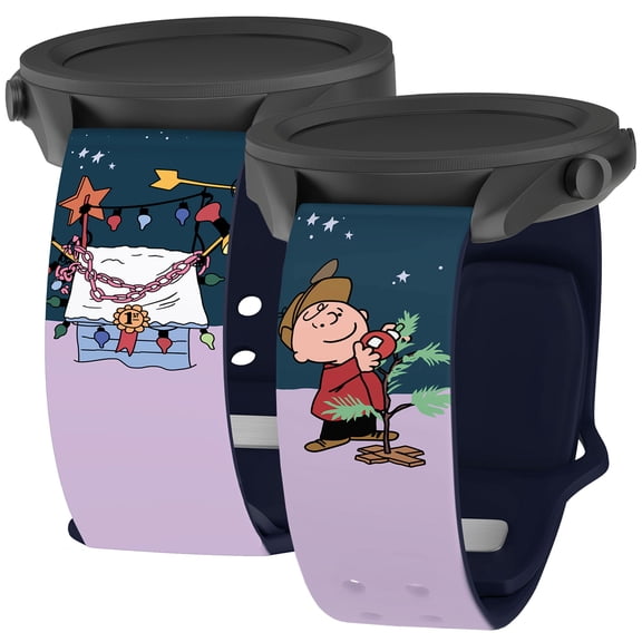 Peanuts Charlie Brown Christmas HD Unisex Watch Band for Samsung Galaxy Watch (20mm Long Decorating) by Affinity Bands