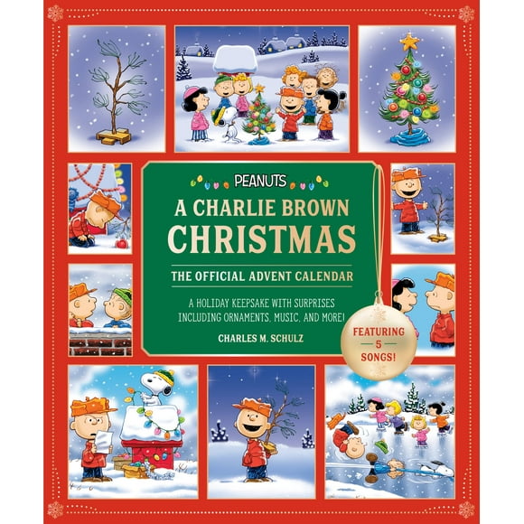 Peanuts: A Charlie Brown Christmas: The Official Advent Calendar (Featuring 5 Songs!) : A Holiday Keepsake with Surprises including Ornaments, Music, and More! (Calendar)