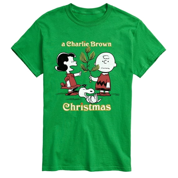 Peanuts - Charlie Brown Christmas Tree Short Sleeve Graphic T-Shirt