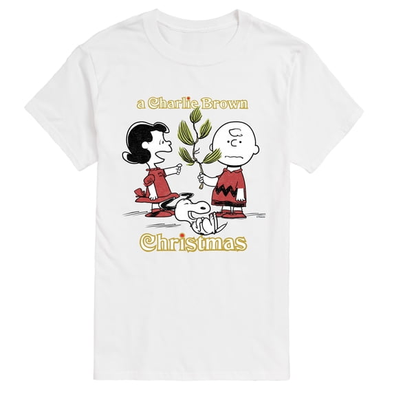 Peanuts - Charlie Brown Christmas Tree - Men's Short Sleeve Graphic T-Shirt