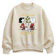 thumbnail image 1 of Peanuts - Charlie Brown Christmas Tree - Women's Oversized Fleece Crew Sweatshirt, 1 of 4