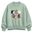 thumbnail image 1 of Peanuts - Charlie Brown Christmas Tree Oversized Fleece Crew Sweatshirt, 1 of 4