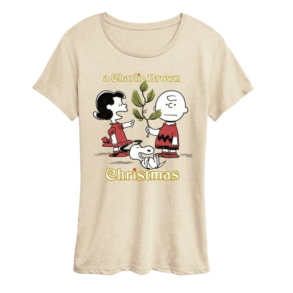 Peanuts - Charlie Brown Christmas Tree Short Sleeve Graphic T-Shirt