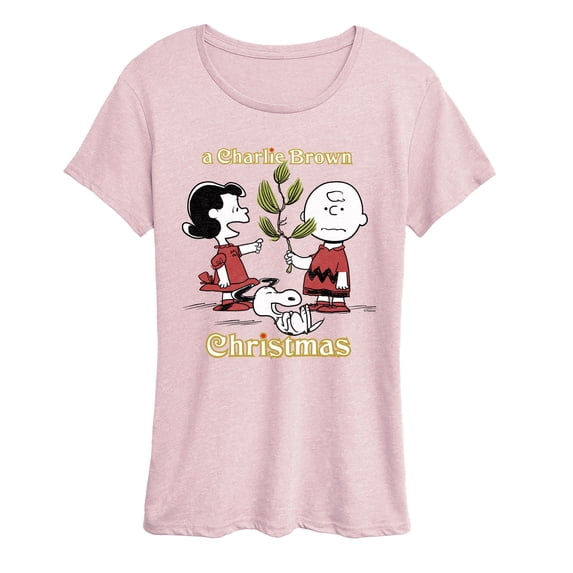 Peanuts - Charlie Brown Christmas Tree - Women's Short Sleeve Graphic T-Shirt