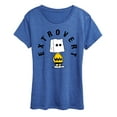 thumbnail image 1 of Peanuts - Charlie Brown Extrovert - Women's Short Sleeve Graphic T-Shirt, 1 of 5