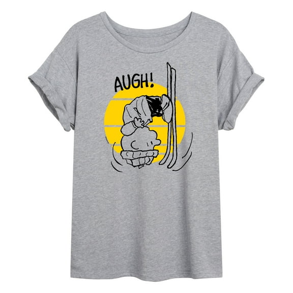 Peanuts - Charlie Brown Flip - Juniors Ideal Flowy Muscle T-Shirt