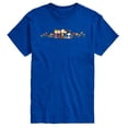 thumbnail image 1 of Peanuts - Charlie Brown & Friends Flowers - Men's Short Sleeve Graphic T-Shirt, 1 of 5