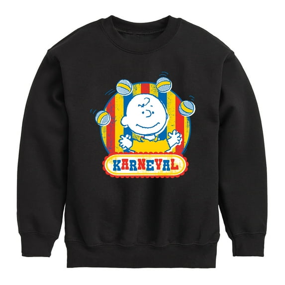 Peanuts - Charlie Brown Karneval - Toddler & Youth Crewneck Fleece Sweatshirt