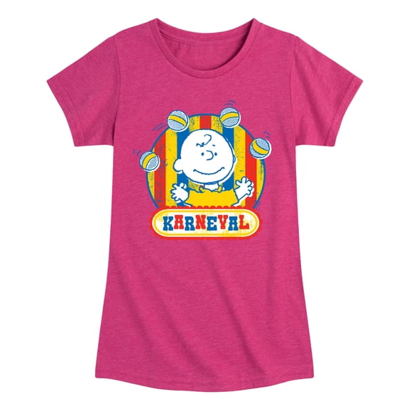 Peanuts - Charlie Brown Karneval - Toddler & Youth Girls Short Sleeve Graphic T-Shirt
