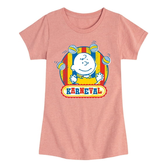 Peanuts - Charlie Brown Karneval - Toddler & Youth Girls Short Sleeve Graphic T-Shirt