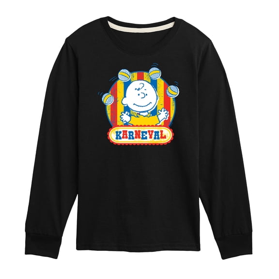 Peanuts - Charlie Brown Karneval - Toddler & Youth Long Sleeve Graphic T-Shirt