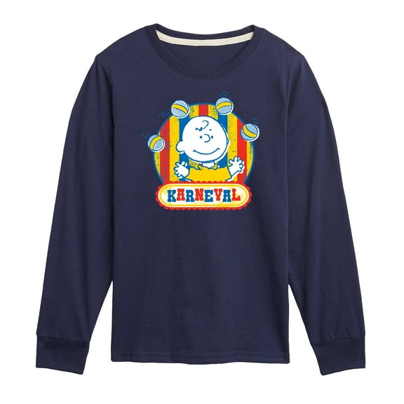 Peanuts - Charlie Brown Karneval - Toddler & Youth Long Sleeve Graphic T-Shirt