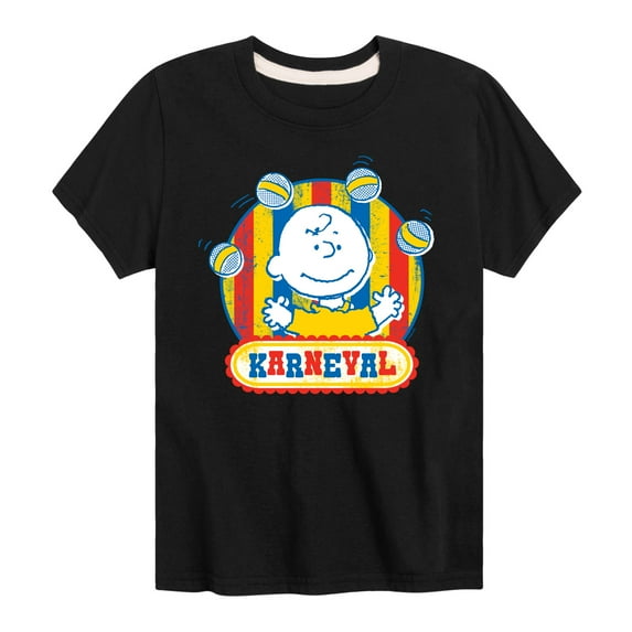 Peanuts - Charlie Brown Karneval - Toddler & Youth Short Sleeve Graphic T-Shirt